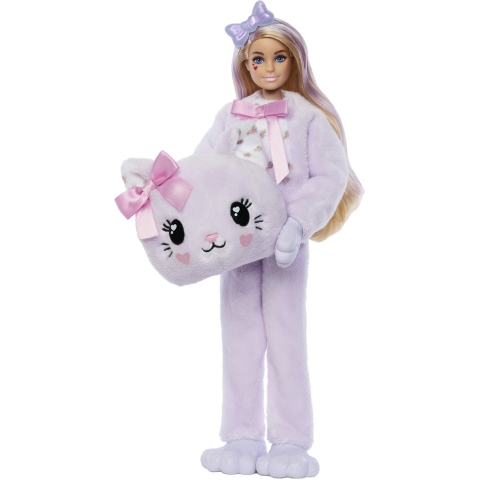 Barbie Pop - Cutie Onthul Sweet Strikjes - Purple Het kitten - Barbie - OneSize - Pop