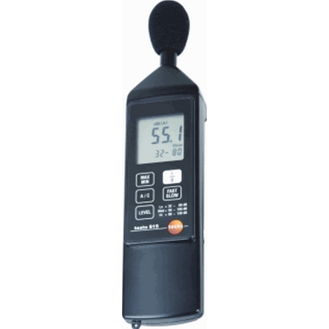 testo 815 Decibelmeter 32 - 130 dB 31.5 Hz - 8000 Hz
