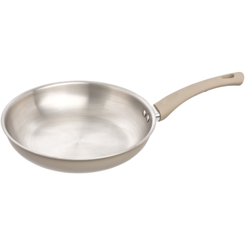 5Five koekenpan Paris - D26 cm - RVS - aluminium - beige/zilver - pannen -