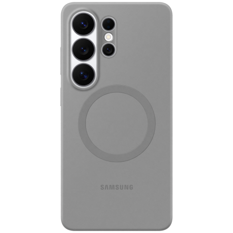 Samsung Silicone Magnet Telefoonhoesje Voor Samsung Galaxy S26 Ultra Grijs