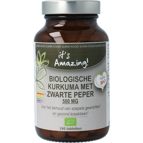 Its Amazing Kurkuma Zwarte Peper Tabletten
