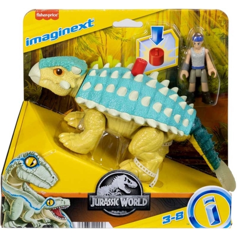 Fisher Price Jurassic World Ben & Tite Humpback Figurines Set