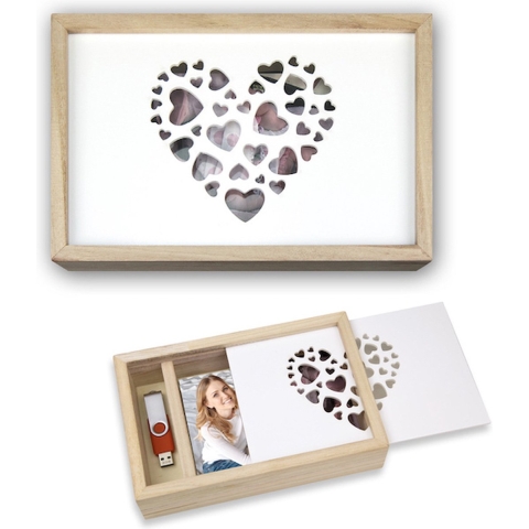 Zep CZ1257 Love Box Usb for photo 13x18 24,5x16x5 cm