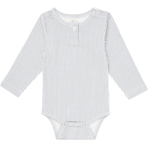 Cam Cam Romper l/s - William - Classic+ Strepen Blue - Cam Cam - 68 - Romper L/S