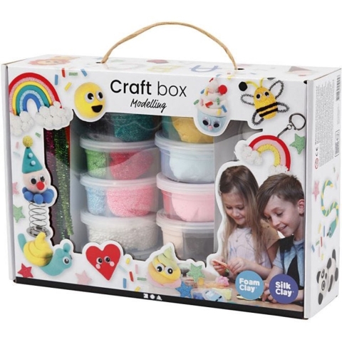 Foam Clay en Silk Clay Set Diverse kleuren