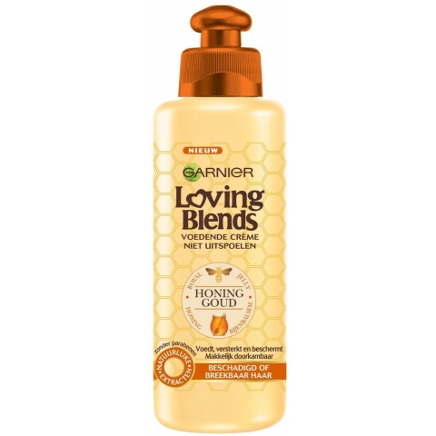 3x Garnier Loving Blends Honing Goud Leave-in Crème 200 ml