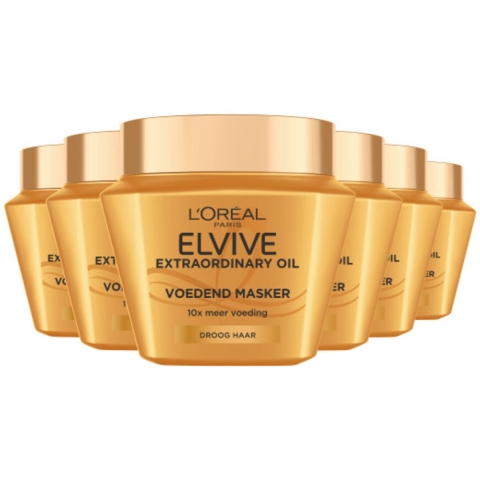 6x L'Oréal Extra Ordinary Oil Hair Mask 300 ml