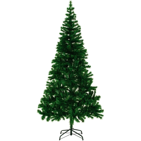 Casaria Kerstboom 180 cm– Incl. LED Kerstverlichting PE Groen