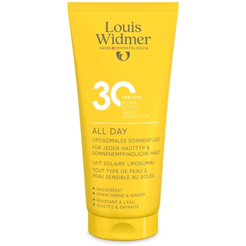 Louis Widmer All Day Factor 30 (zonder Parfum) | 100 ml