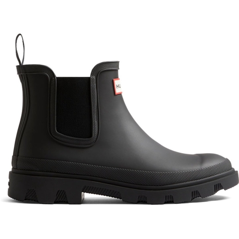 Hunter Downpour Rubber Zwarte Wellingtonlaarzen