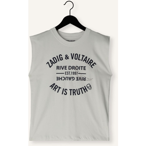 Zadig & Voltaire T-Shirt - Wit m. Print - Zadig & Voltaire - 12 jaar (152) - T-Shirts