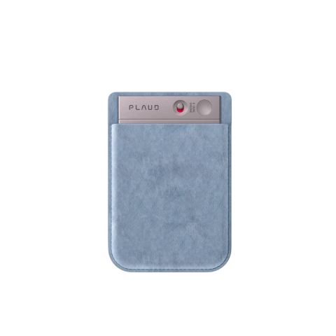 Plaud Note Case Blauw Magnetisch Kaarthouder