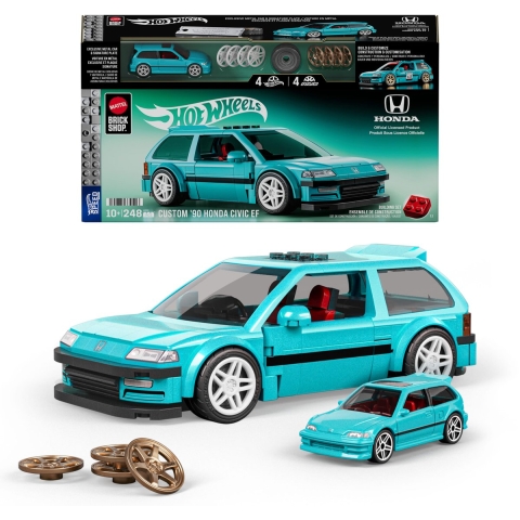 Hot Wheels Auto - Brick Shop Speed Serie - Honda Civic EF - Hot Wheels - OneSize - Auto