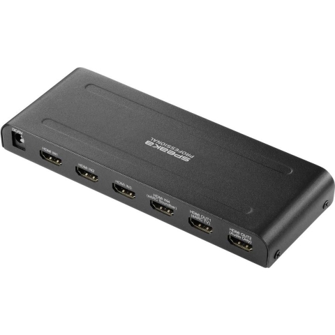 SpeaKa Professional SP-HDA-550 4 poorten HDMI-switch UHD 4K @ 60 Hz