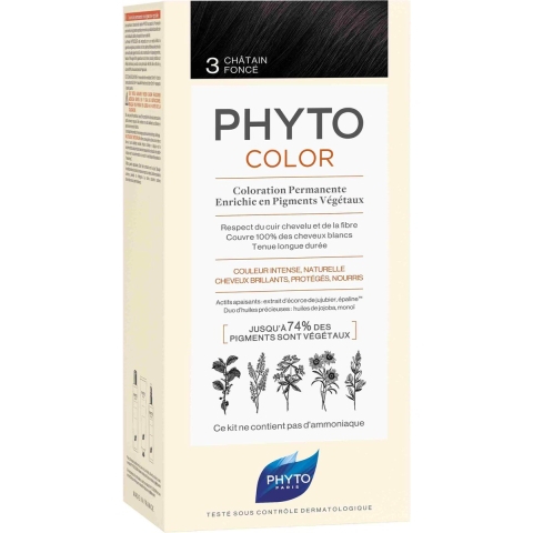 Phytocolor 3 Donkerkastanje | 1 stuk