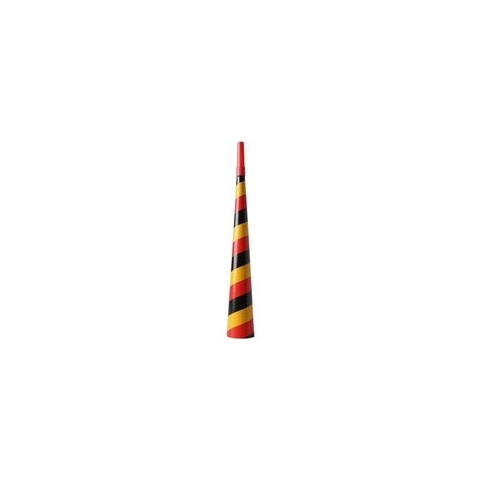 10 stuks feesttoeters rood/geel/zwart -