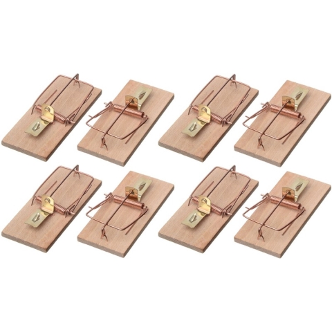 Ubbink Muizenval - 8x stuks - muizenklemmen - 10 cm - Ongediertebestrijding -
