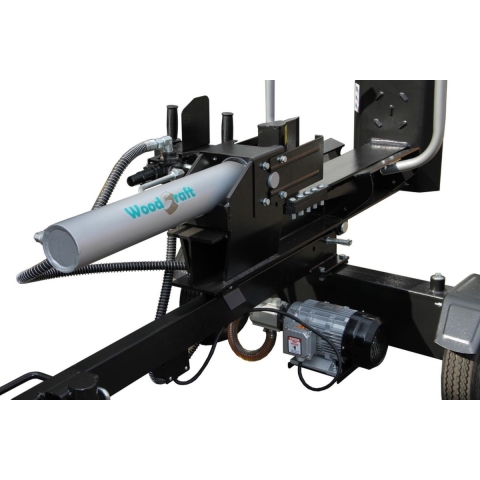 Houtklover 22 ton met benzinemotor verticaal