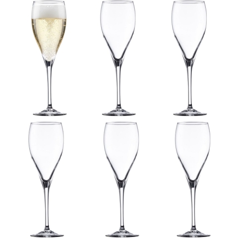 Vicrila Champagneglas - 6x - gehard glas - 17 cl - flutes - prosecco / cava -