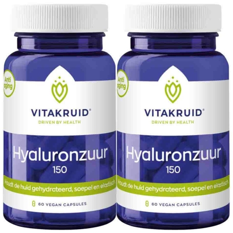 2x Vitakruid Hyaluronzuur 150 60 vegancapsules
