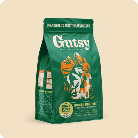 Gutsy Chicken&Insects for All Puppies | 2 kg