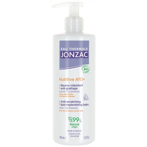 Jonzac Nutritive ATO Anti-Scratching Lipid-Replenishing Balm Bio | 400 ml