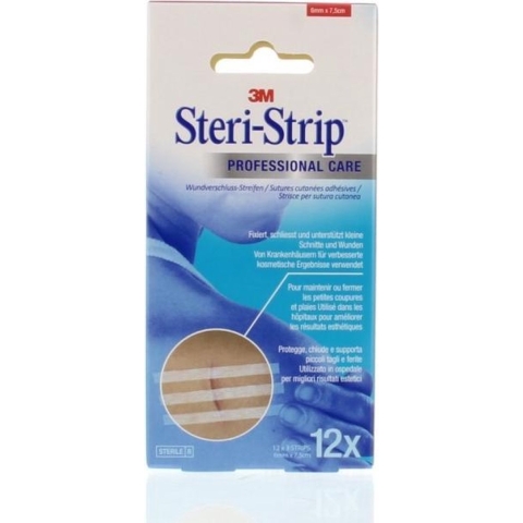 Steri-Strip 6 mm x 7,5 cm | 12 x 3 stuks