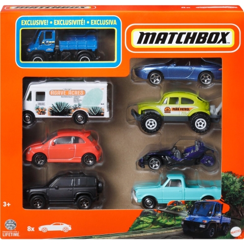 Mbx basic cars 8-pack assorti