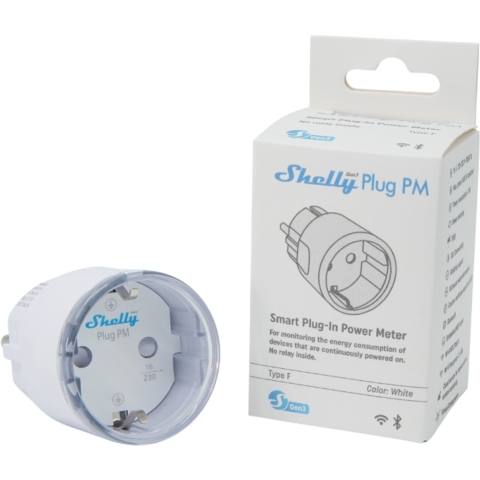 Shelly Plug PM Gen3 - white