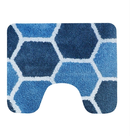 Rennes Toiletmat 60x50cm blauw