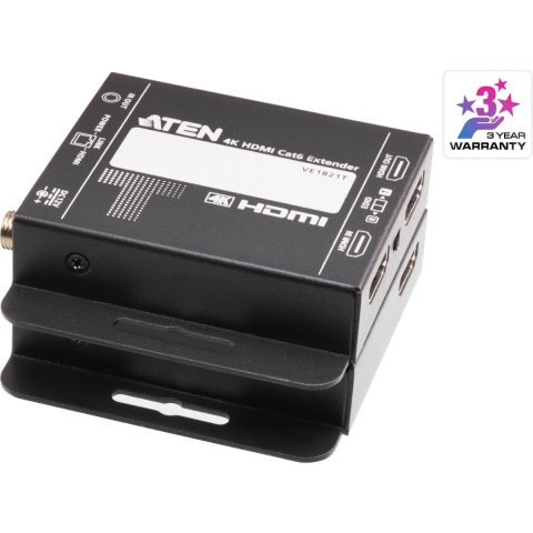 ATEN VE1821 HDMI-extender HDMI 4096 x 2160 Pixel, 3840 x 2160 Pixel