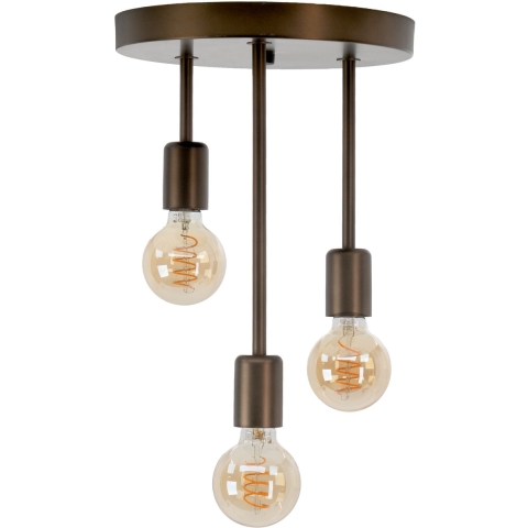 EGLO Wilmcote - Plafondlamp - E27 - 28 cm - Brons