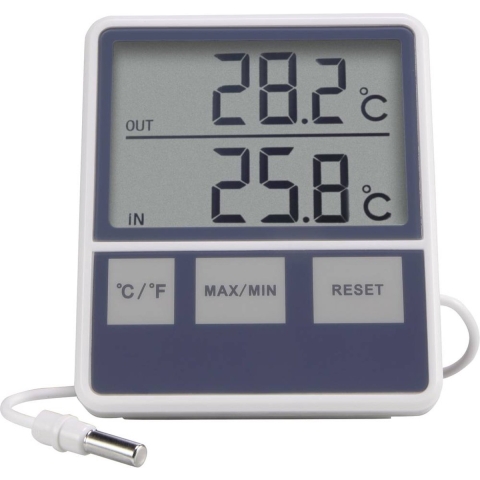 1015 Kabelgebonden thermometer Wit