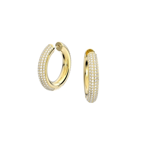 Swarovski Dextera - Oorknoppen - Gouden kleur - 2,5 cm breed× 2,6 cm lang