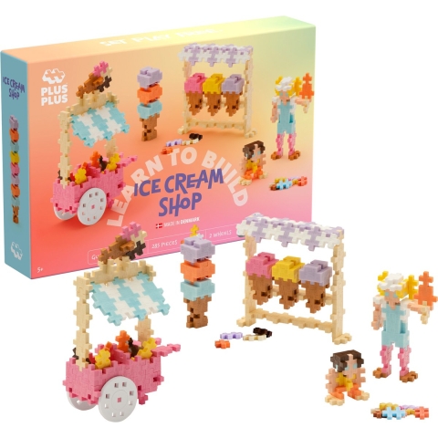 Plus-Plus - Leer bouwen - Ice Cream Winkel - Plus-Plus - OneSize - Blokken