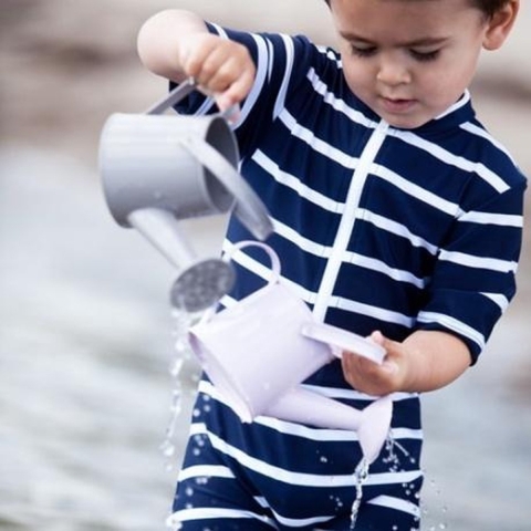 Petit Crabe Zwemboxpak - UV50+ - Navy/Wit Gestreept - Petit Crabe - 5-6 jaar (110-116) - Badmode