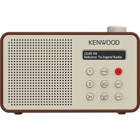 Kenwood CR-M25DAB-T Draagbare DAB+ Radio Beige/Bruin