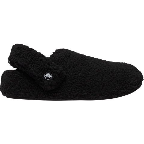 Crocs Classic Cozzzy Slipper Polyester Dames Zwarte Slippers