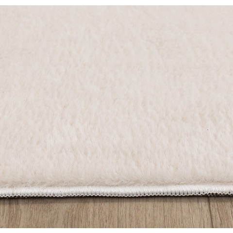 Volero - Pluche Vloerkleed - 150x230 cm - Cozy Creme