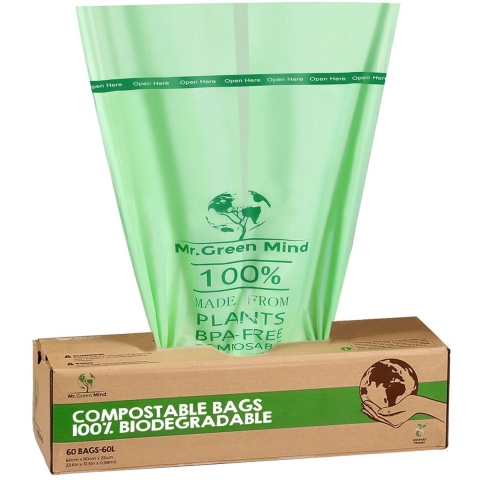 Mr. Green Mind Biozak 60 Liter 60 zakken