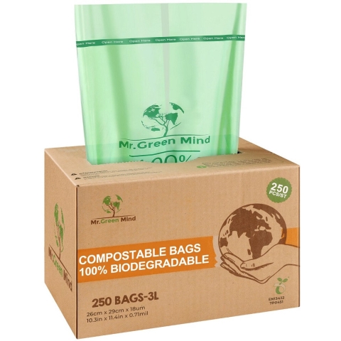 Mr. Green Mind Biozak 2–3 Liter 250 zakken