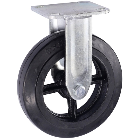 Bokwiel 200 x 50mm rubber