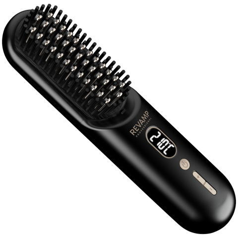 Revamp Br-1950 - Straight And Go Compact Brush Stijlborstel Zwart