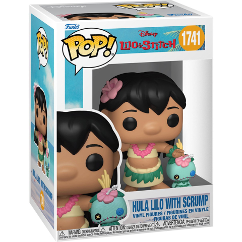 Disney Lilo & Stitch Funko Pop Vinyl: Hula Lilo with Scrump