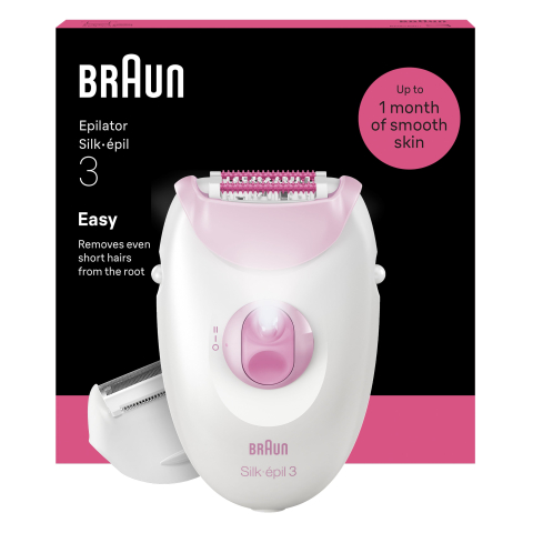 Braun - Silk·épil 3 Corded Epilator - Pink