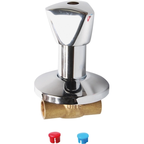 Kirchhoff Inbouwkraan, chroom 22 mm, met rozet - 986512113