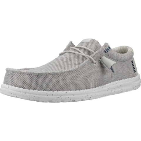 HEYDUDE Instappers Heren Wally Stretch Sox Grijs 43 Mesh