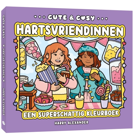 Cute & Cosy Hartsvriendinnen kleurboek