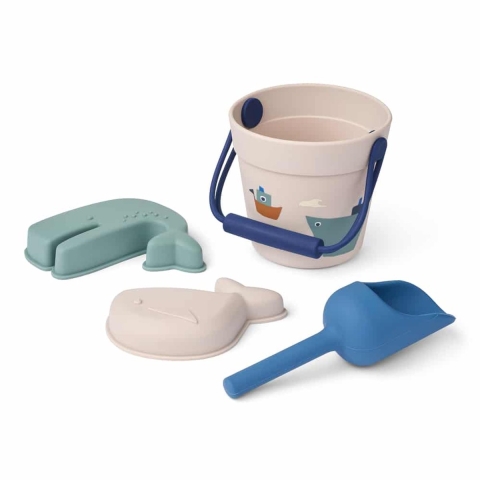 Liewood Strandset - Kit Mini - Zeilen/Sandy - Liewood - OneSize - Speelgoed