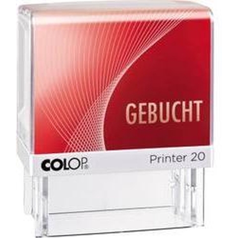 Colop 100672 Tekststempel Rood 38 x 14 mm (bxh)